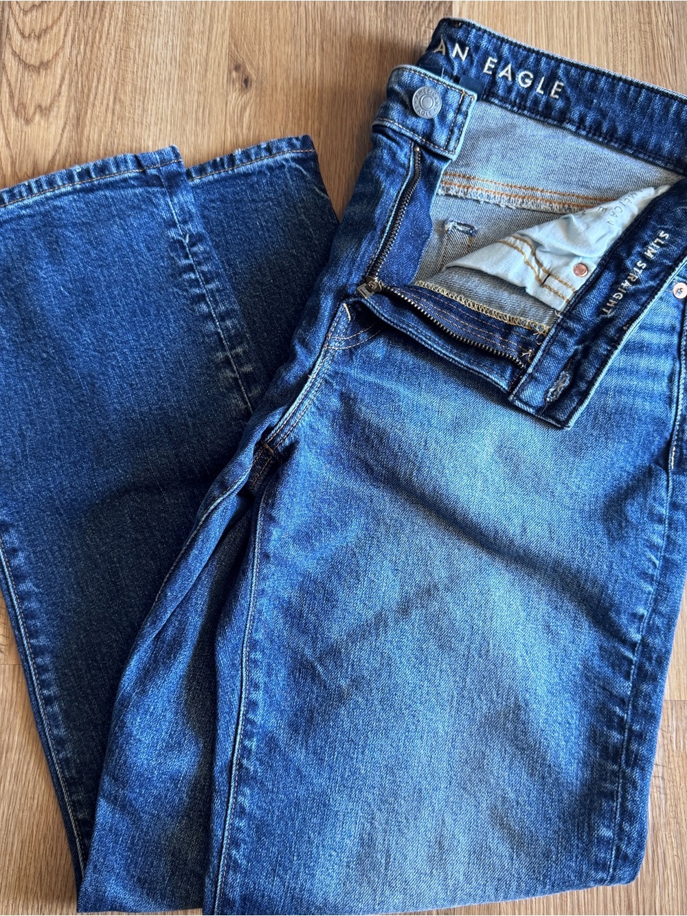American Eagle Outfitters Classic Blue Mens Slim Straight 30X30